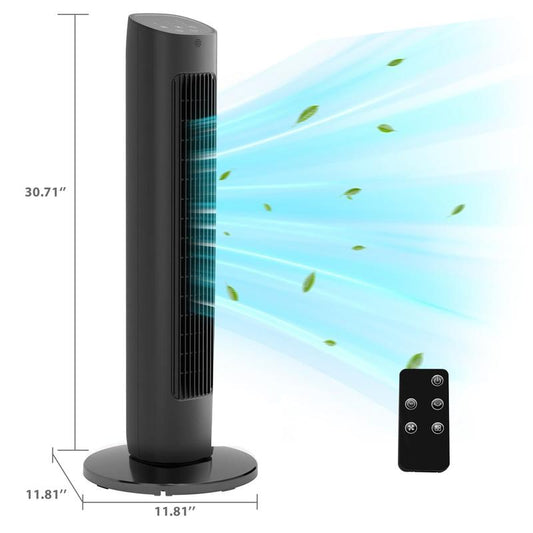 R.W.FLAME 36" Bladeless Tower Fan with Remote 🌀 + Foldable 3-in-1 USB Fan 🎁